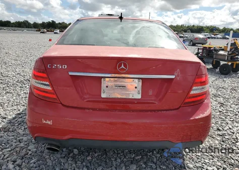 2012 Mercedes-Benz C 250 from USA, damaged, VIN WDDGF4HB3CA671256